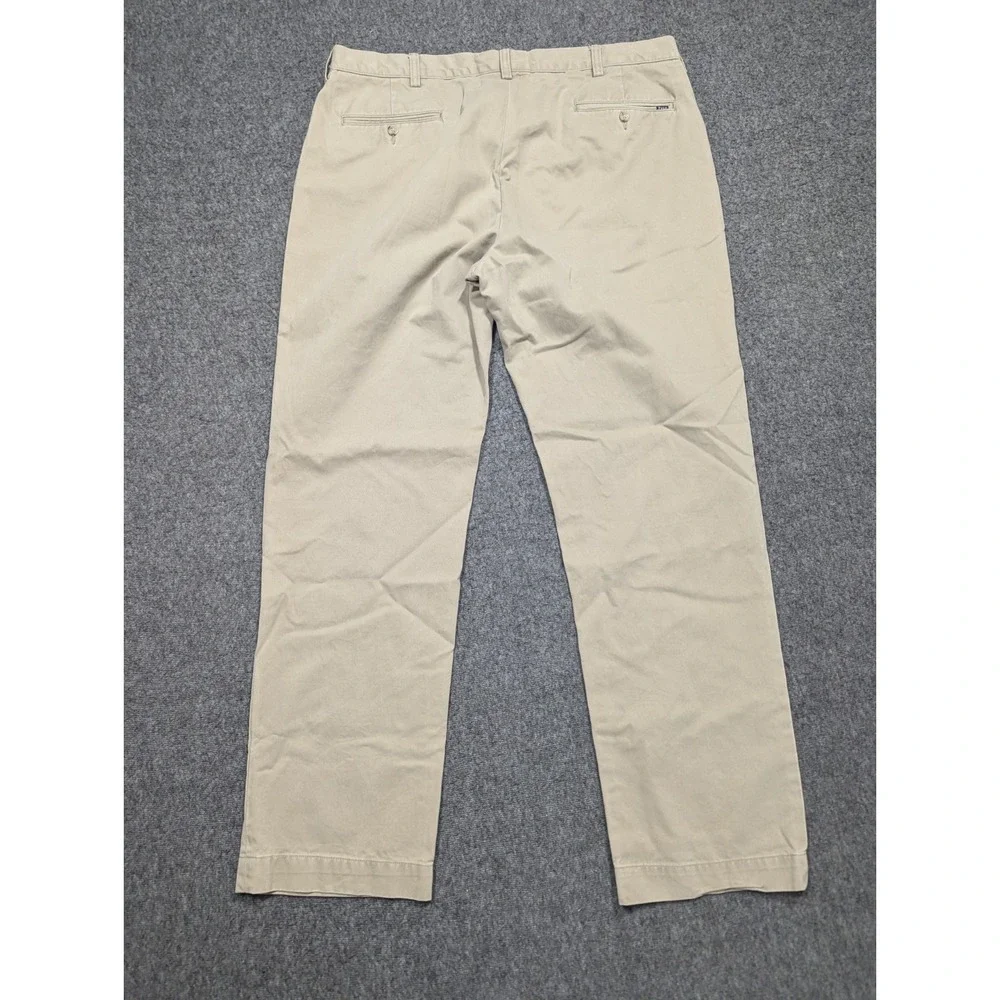 Polo Ralph Lauren Chino Pants Men 38 x 32 Khaki Classic Fit Preppy Office